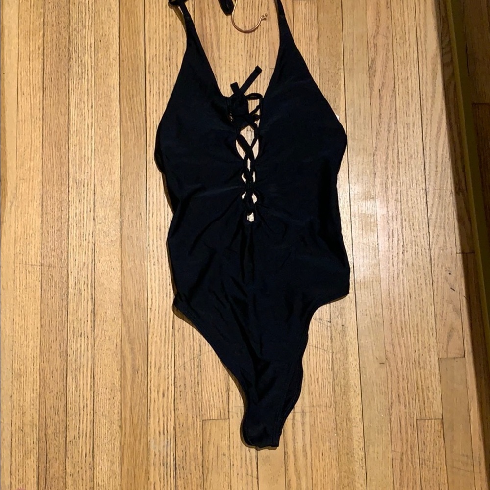 Black swimsuit